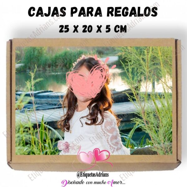 Caja para regalos 25x20x5cm
